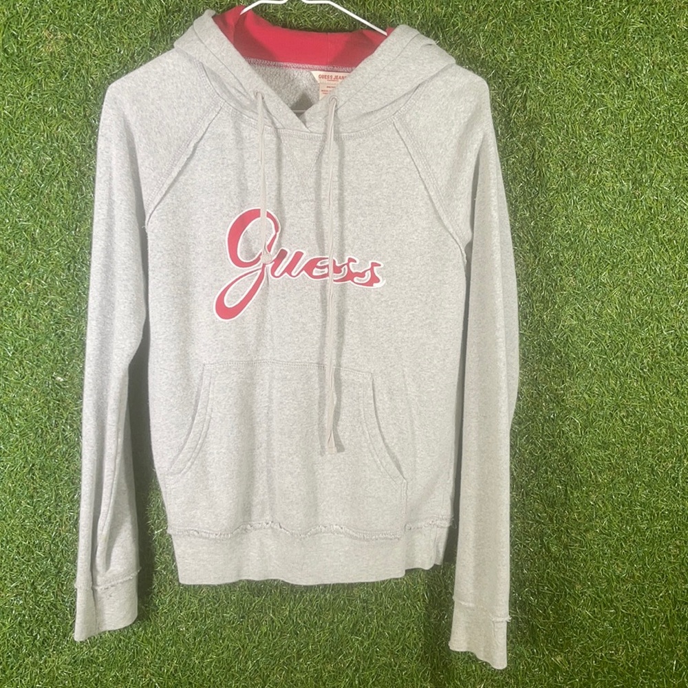 Vintage Guess Reverse Stitch Hoodie